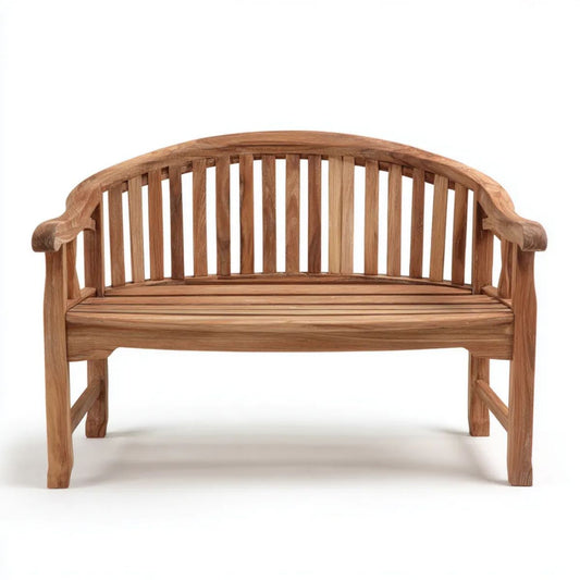 Ławka ogrodowa, Ogród Ławka 2 fotele w Belarus brązowy drewno, Belarus lite, 120 x 65 x 92 cm, Zaokrąglone do tyłu