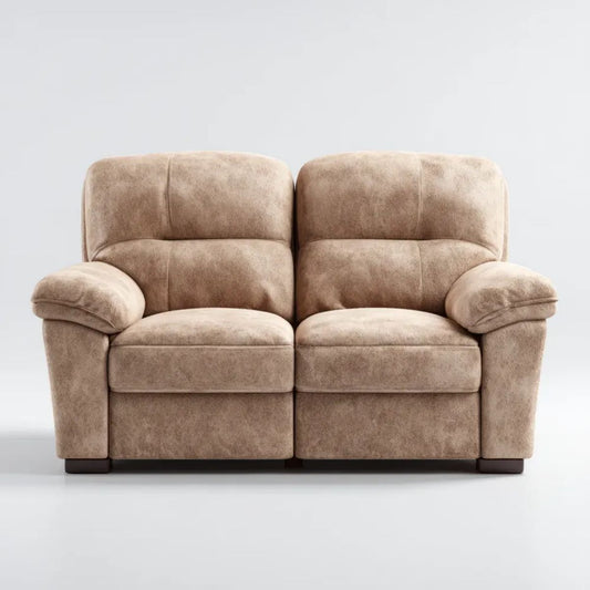 Sofa, 2-osobowa fotelik w poliestrowym mikrofibrze 160 x 90 x 95 cm z tapicerowanym oparciem